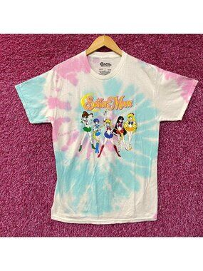 Sailor Moon Sailor Scouts Anime Series T-Shirt Tie Dye Small